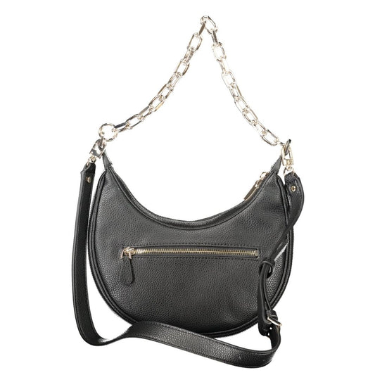 Bolso de mano de poliuretano negro para mujer Guess Jeans