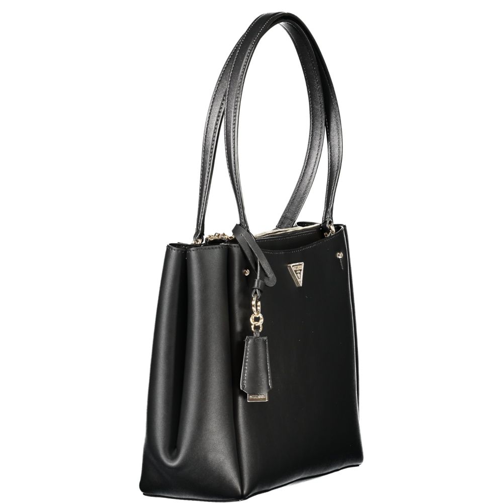 Guess Jeans Nero Poliuretano Bolso de Mujer