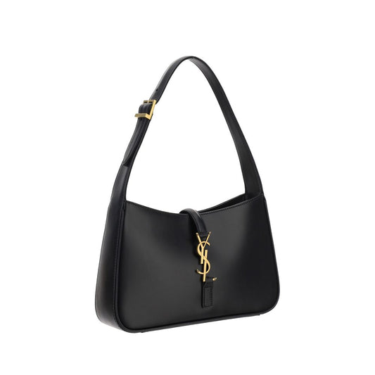 Bolso de mano Saint Laurent de piel de becerro negra Bos Taurus