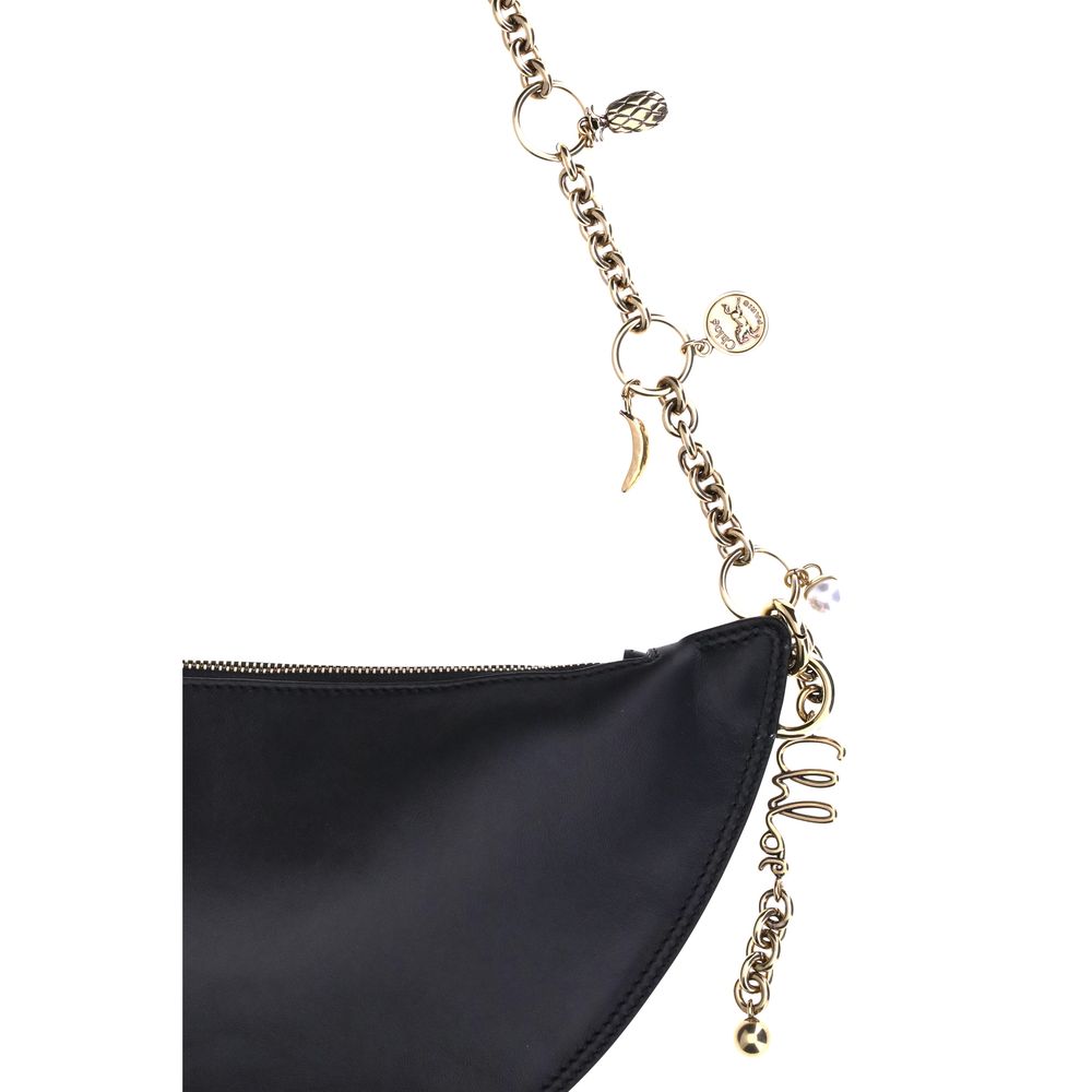 Bolso de Hombro Chloé de Piel de Becerro Negra Bos Taurus