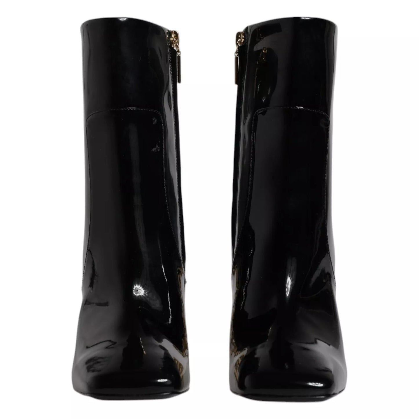 Botas Dolce & Gabbana Jackie de Cuero Negro a Media Pierna