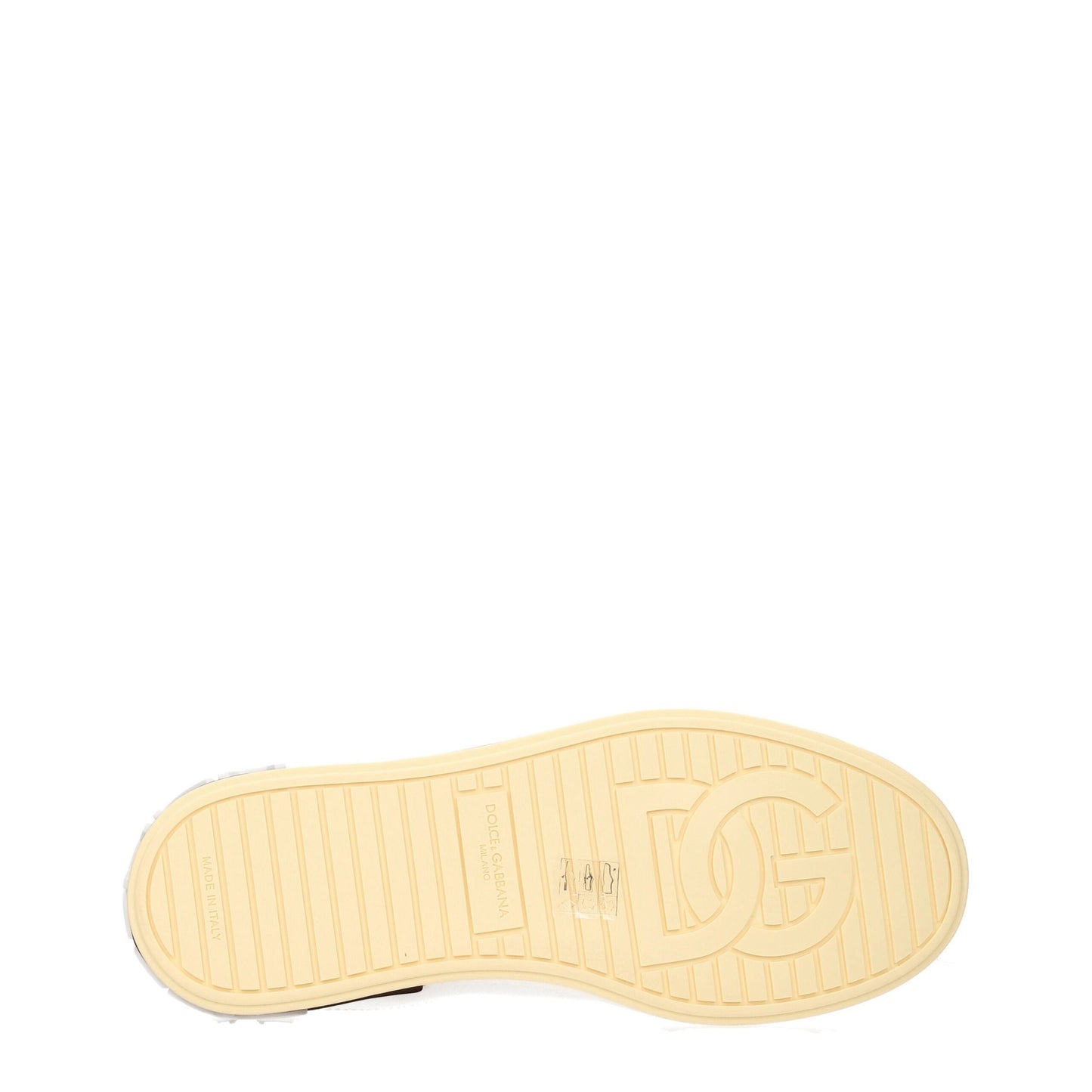 Zapatillas bajas de piel blanca Dolce & Gabbana