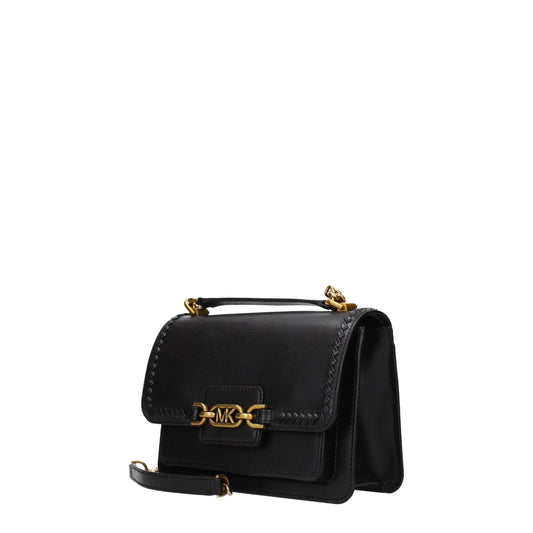 Bolso de hombro Michael Kors de cuero negro
