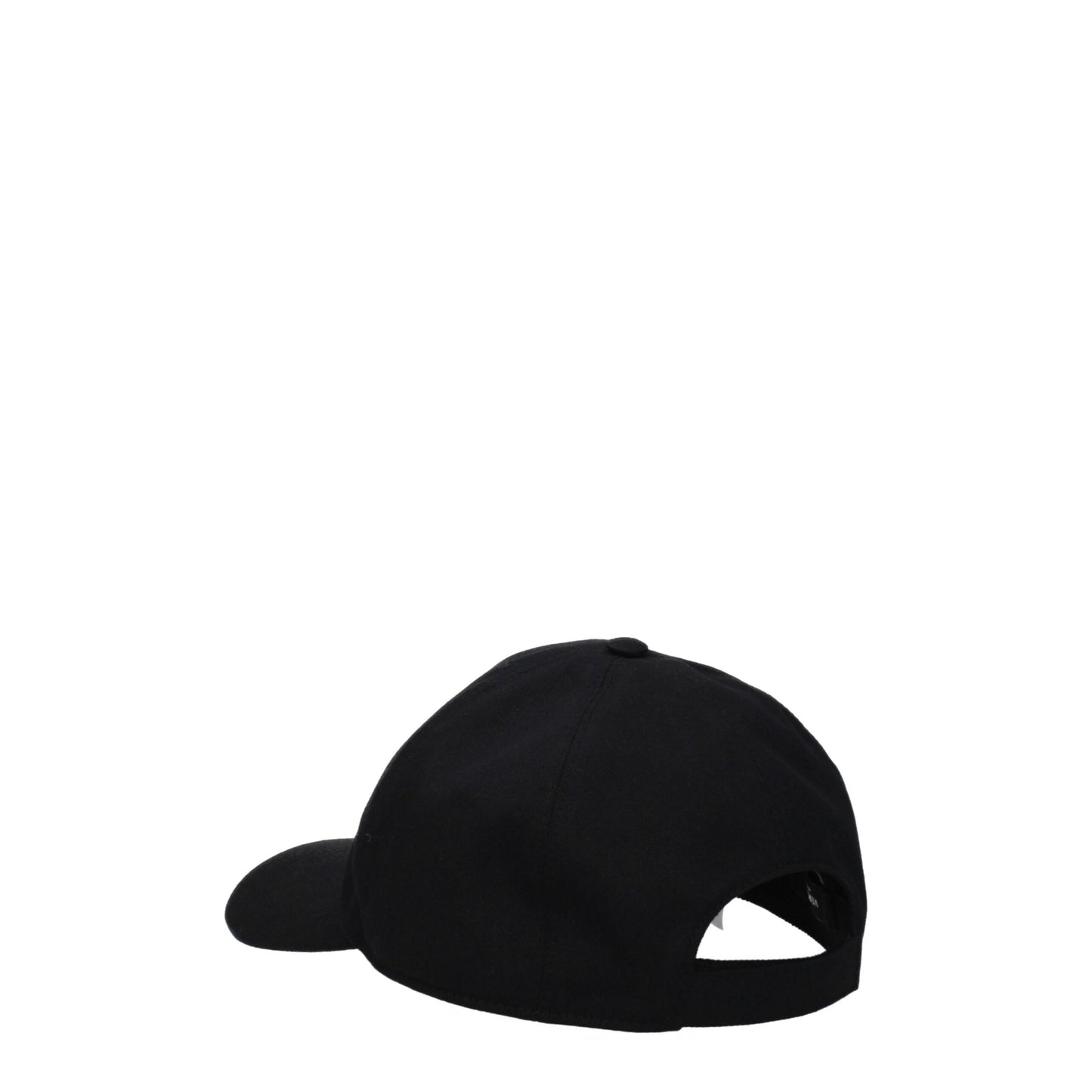Versace Structured Black Cotton Baseball Cap