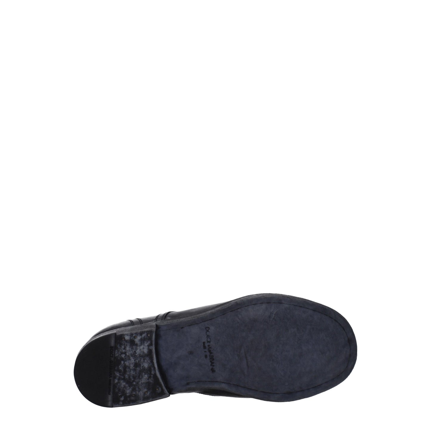 Zapatos Oxford Y Derby De Piel Negra F79057 Dolce & Gabbana