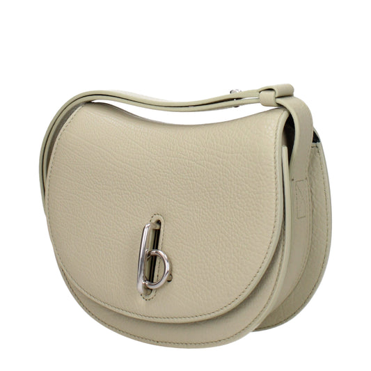Bolso de Hombro Burberry de Cuero Verde