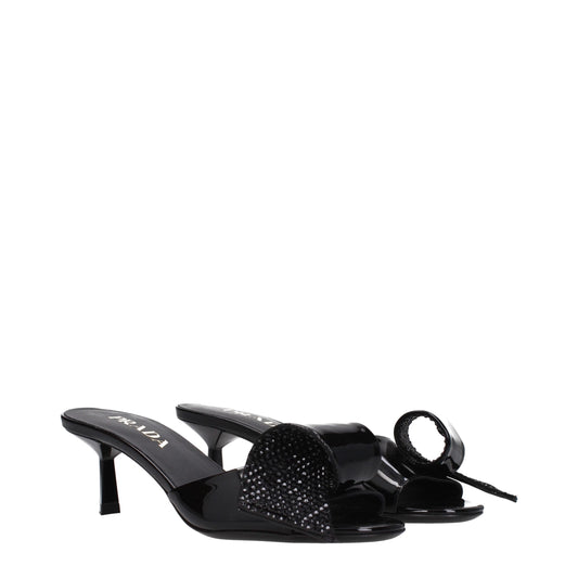 Sandalias Prada de cuero negro