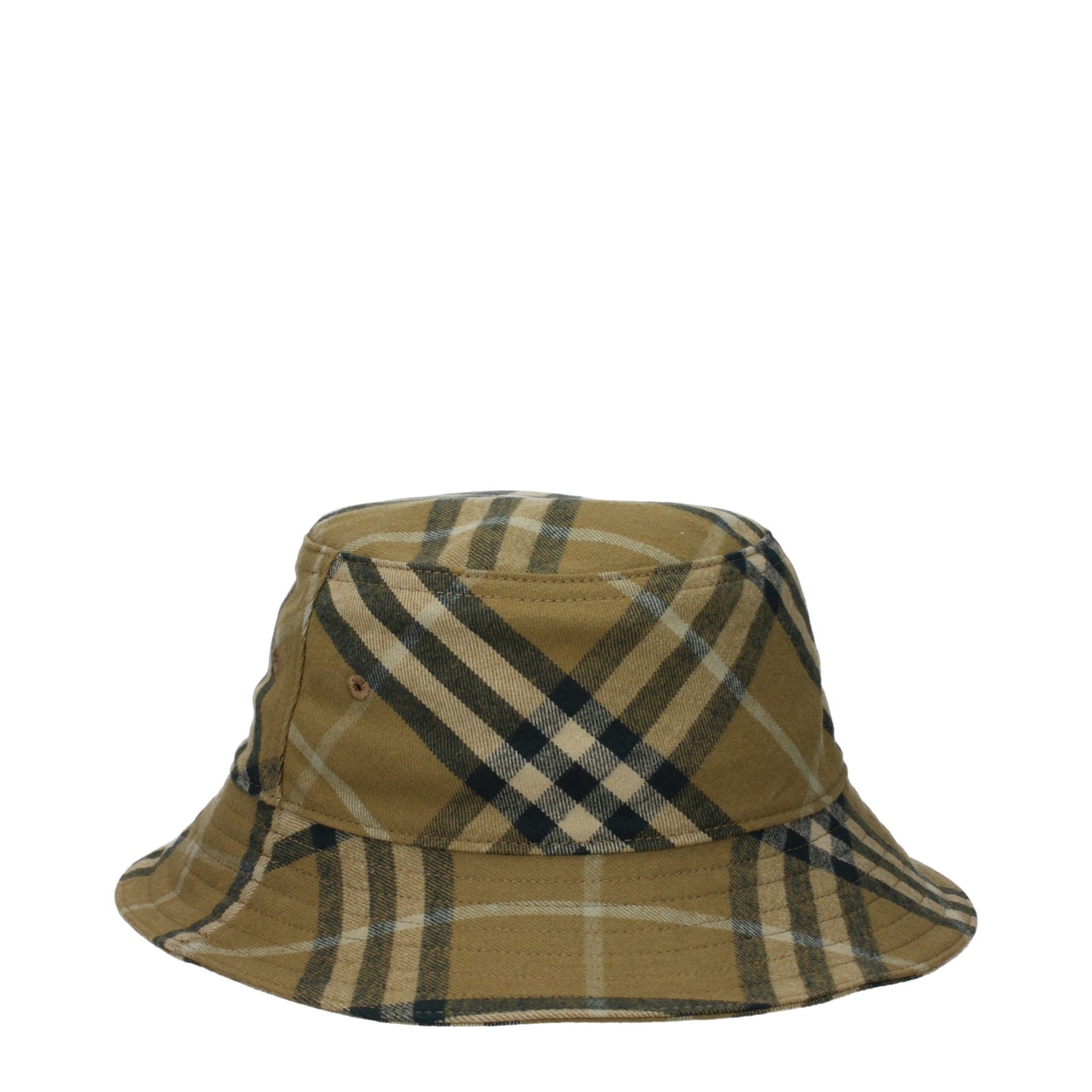 Burberry 100 Percent Green Cotton Bucket Hat