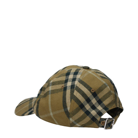Burberry Gorra De Béisbol De Algodón En Color Verde