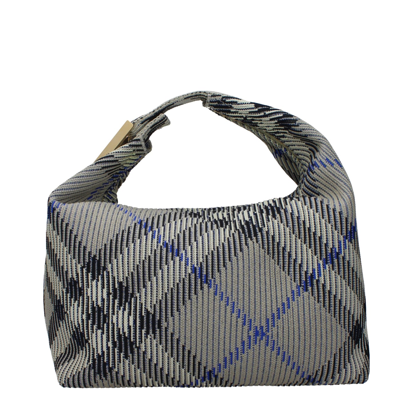 Burberry Structured Green Polyamide Handbag