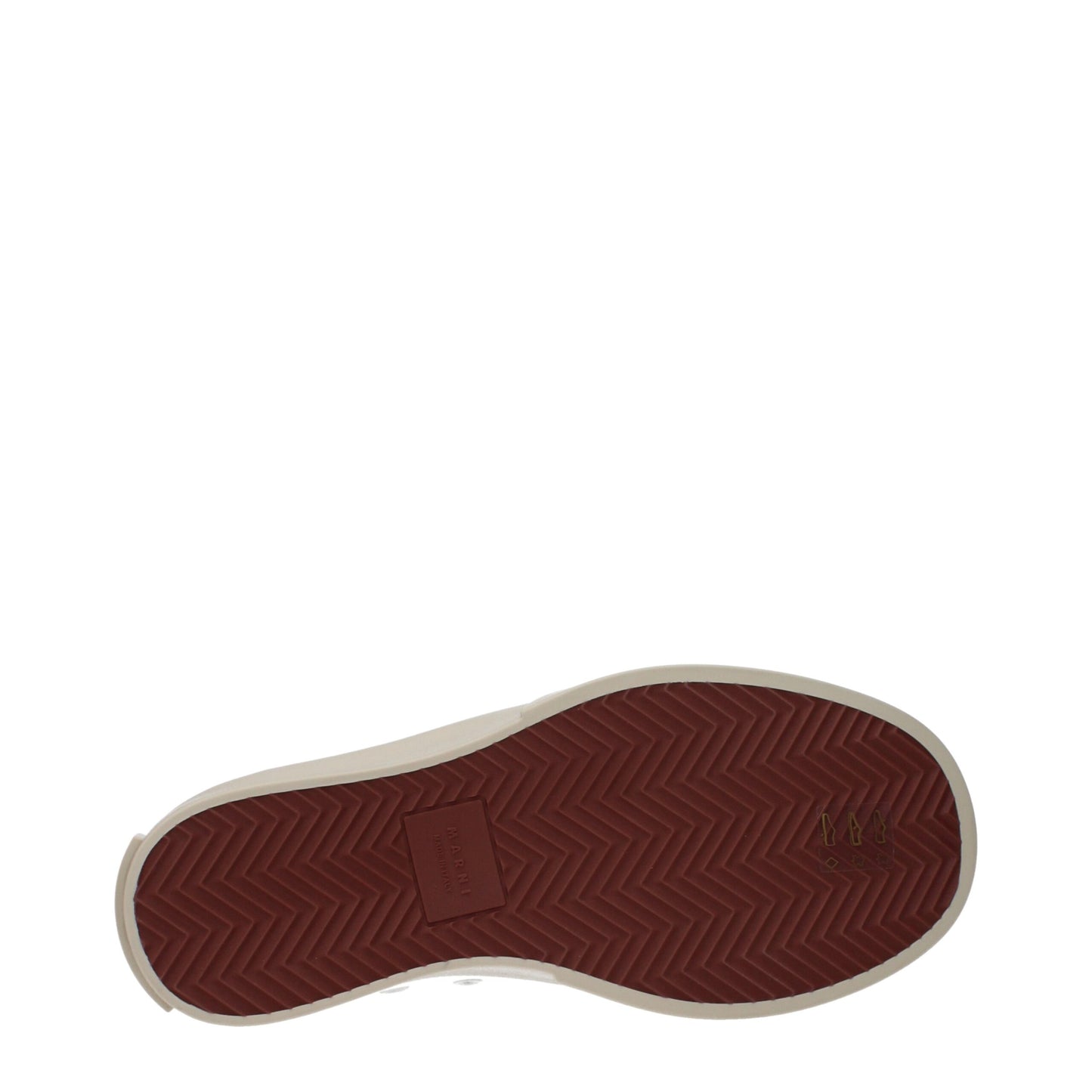Zapatillas bajas Marni de cuero blanco