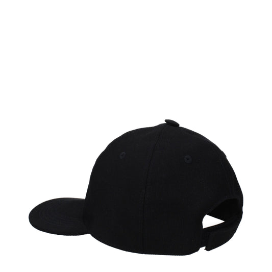Gorra de algodón negra Stella McCartney (gorra de béisbol)