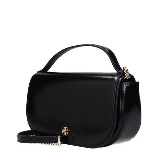 Bolso de cuero negro Tory Burch