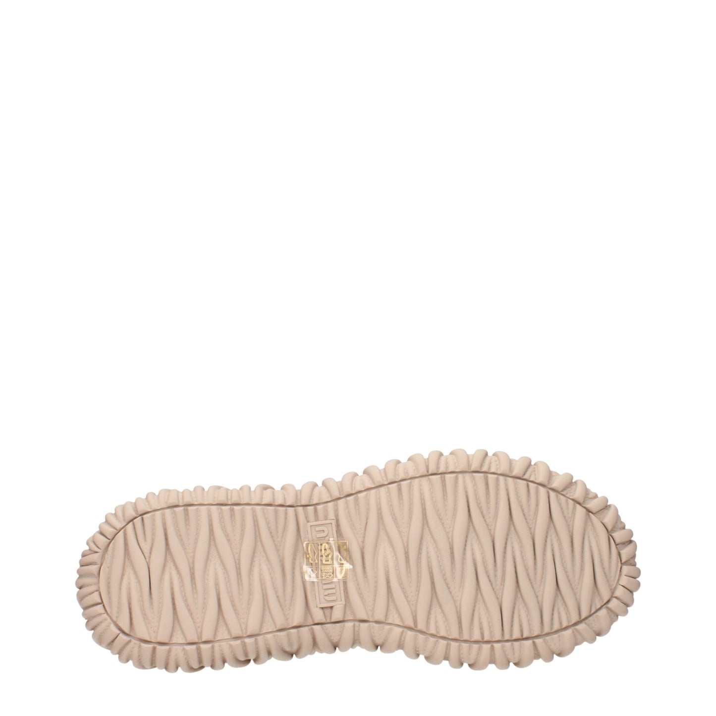 Zapatillas Miu Miu de tela beige