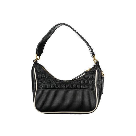 Bolso de mano para mujer Desigual de poliuretano negro