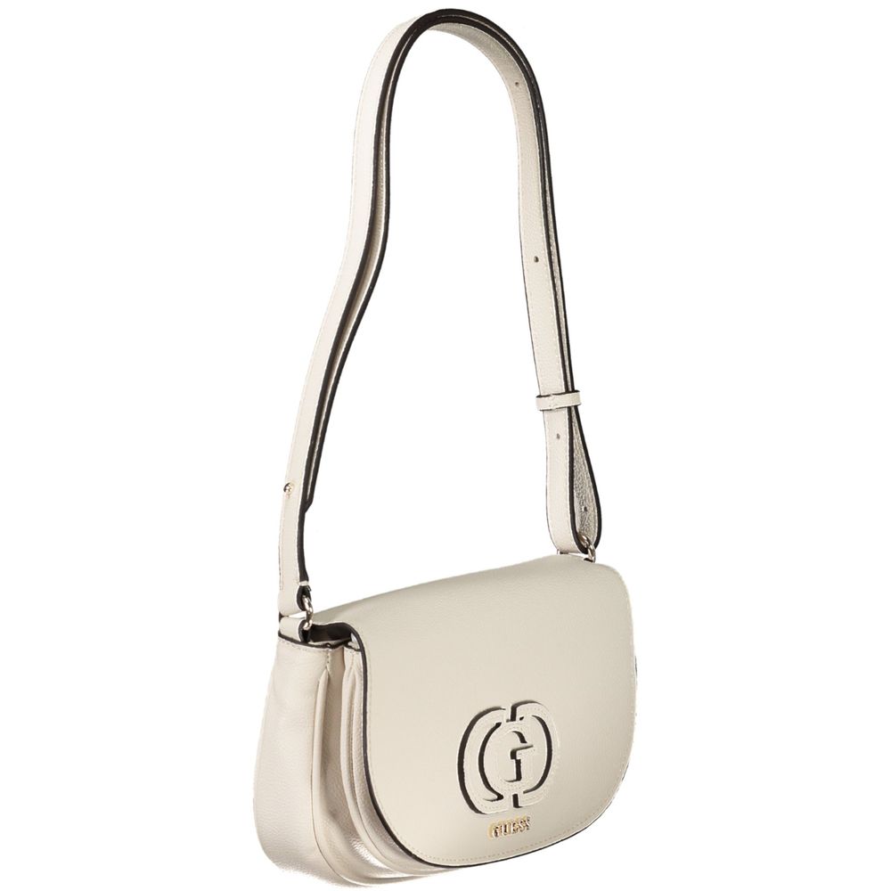 Bolso de mano Guess Jeans de poliuretano blanco para mujer