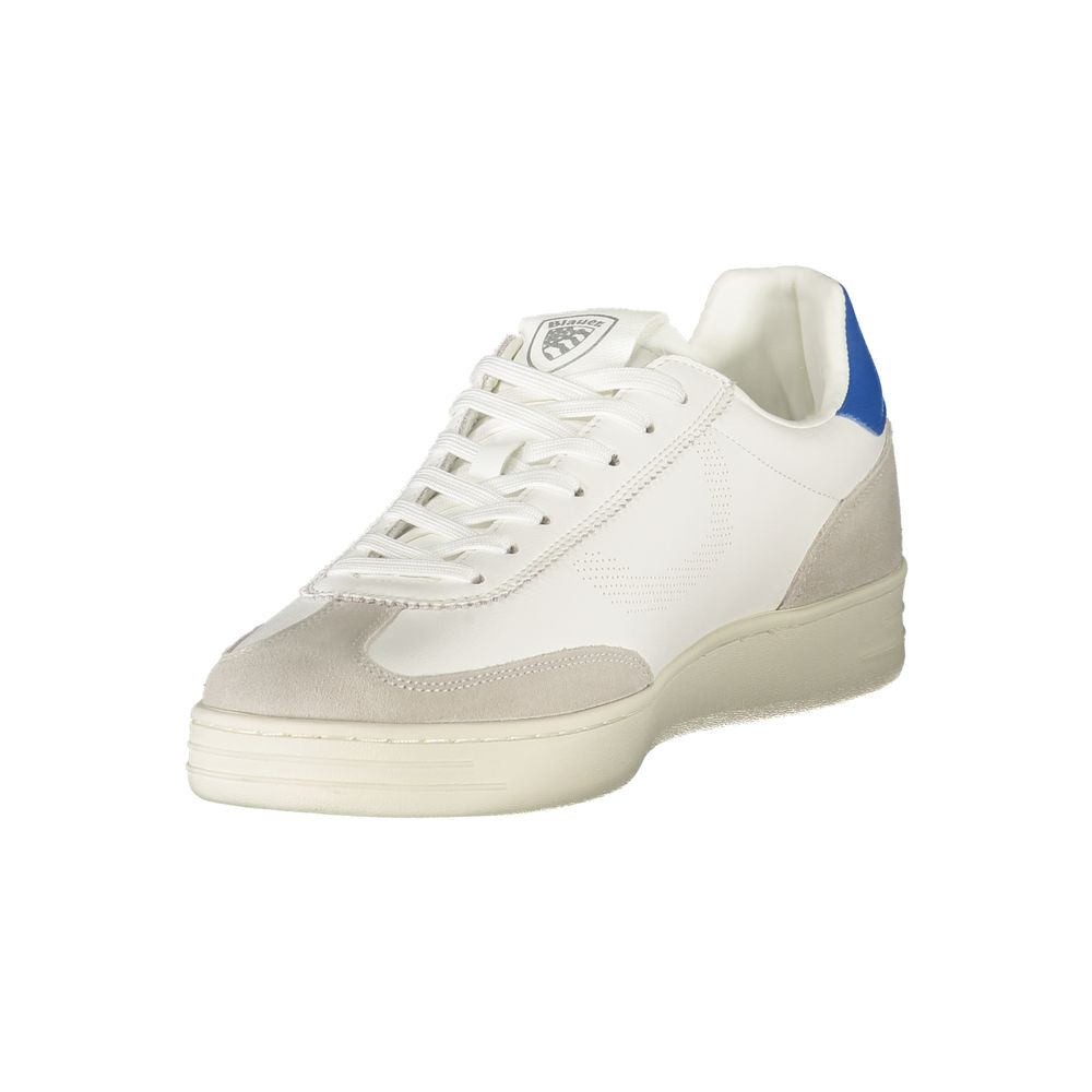 Zapatilla Blanca de Poliuretano para Hombre Blauer