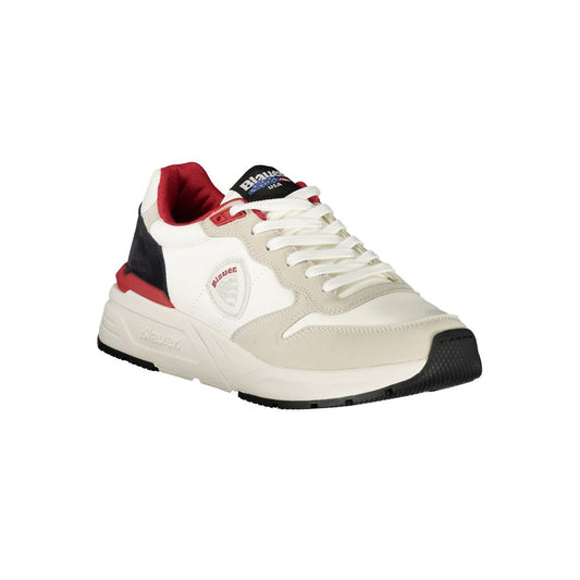 Zapatilla Blauer blanca de poliuretano para hombre