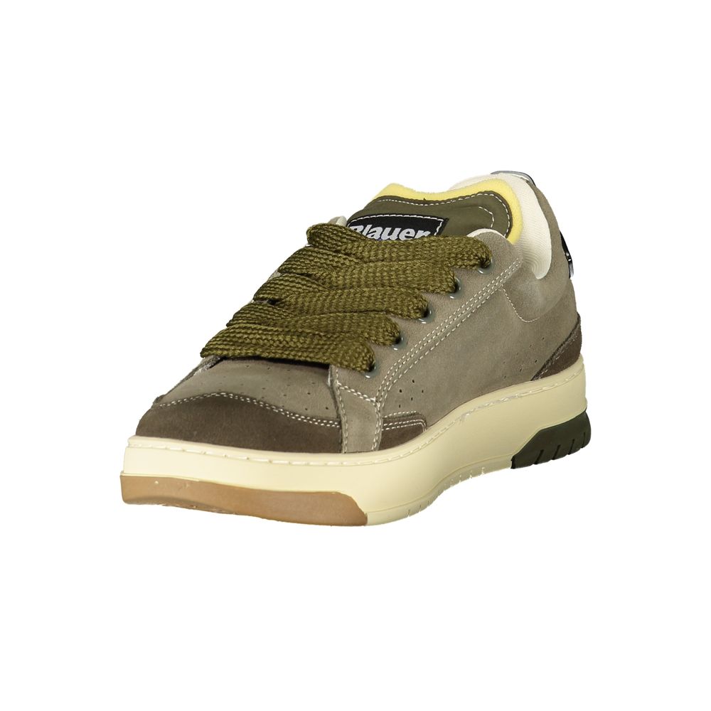 Zapatillas de Poliuretano Verde Blauer para Hombre
