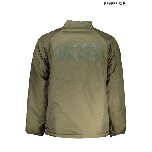 Chaqueta de nailon verde para hombre Vans