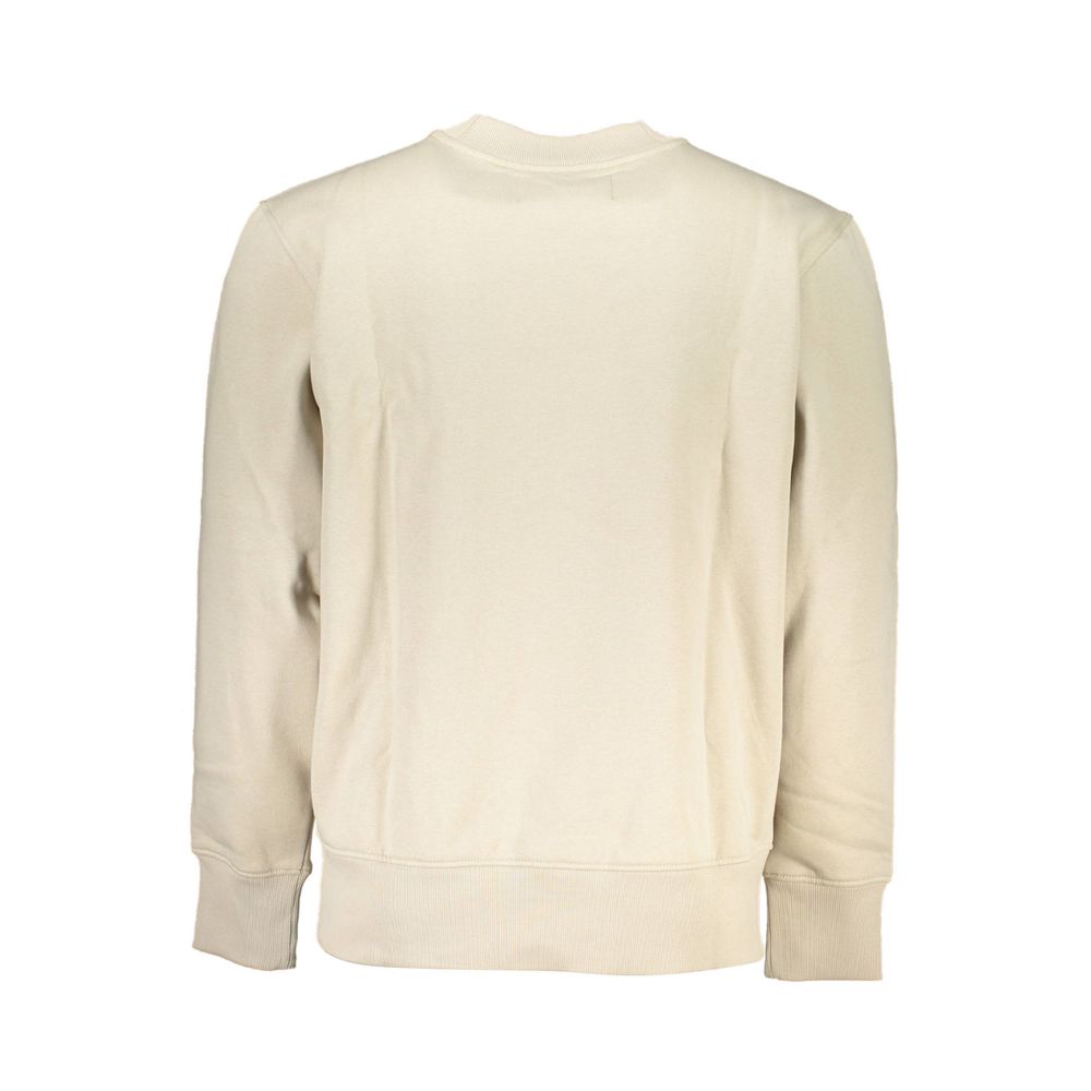 Sudadera Calvin Klein de algodón beige para hombre