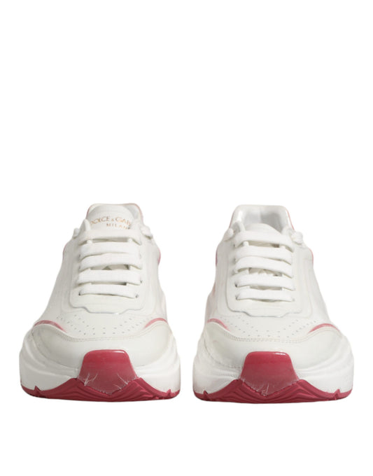 Zapatillas bajas Dolce & Gabbana blancas y rosas Daymaster