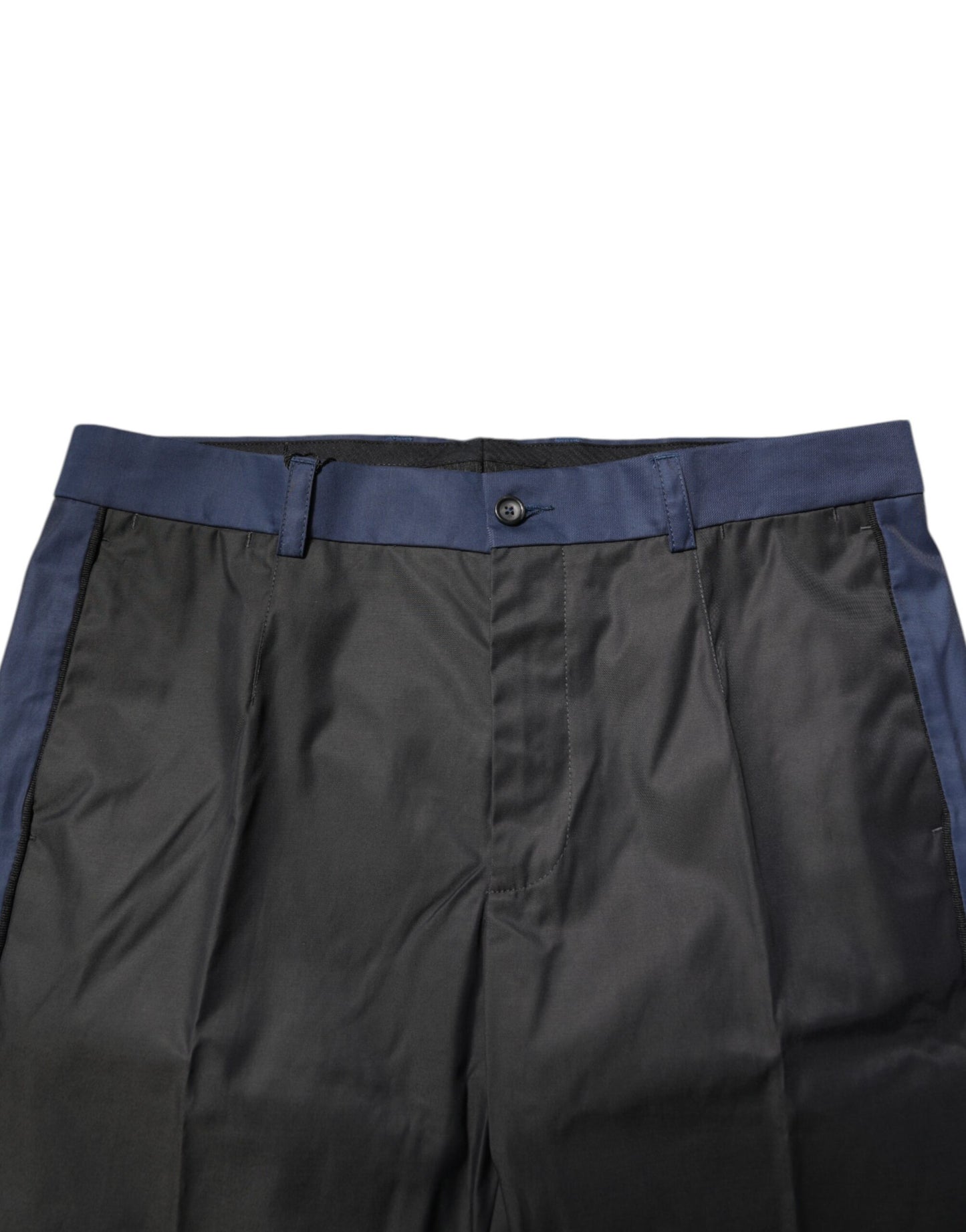 Pantalón capri/chino 3/4 de algodón gris azulado de Dolce & Gabbana