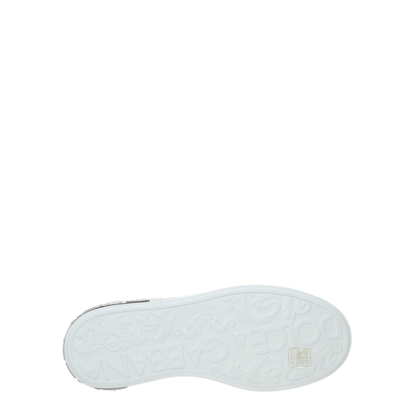 Dolce & Gabbana Zapatillas Bajas De Cuero Blanco - Estilo Sporty Glam