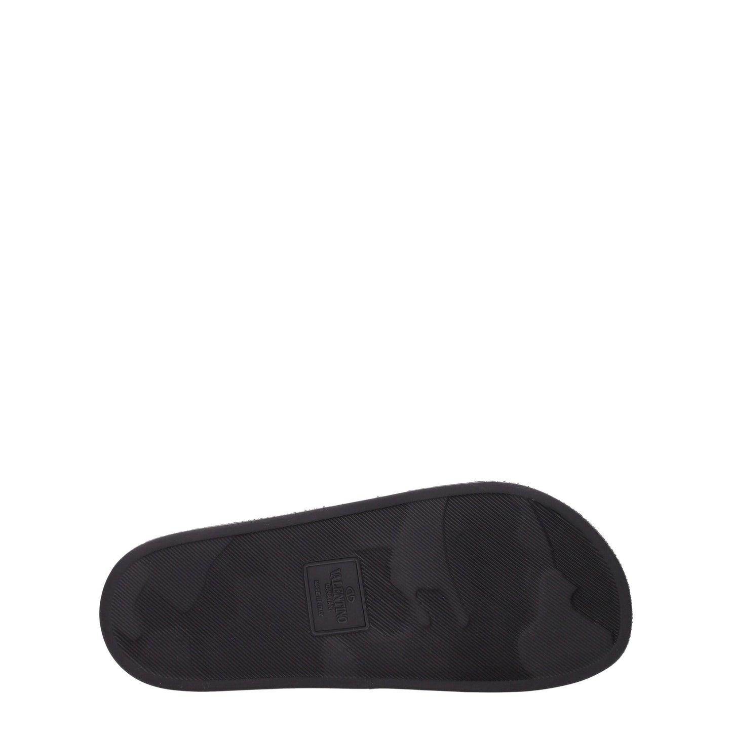 Pantuflas de algodón negras Valentino Garavani