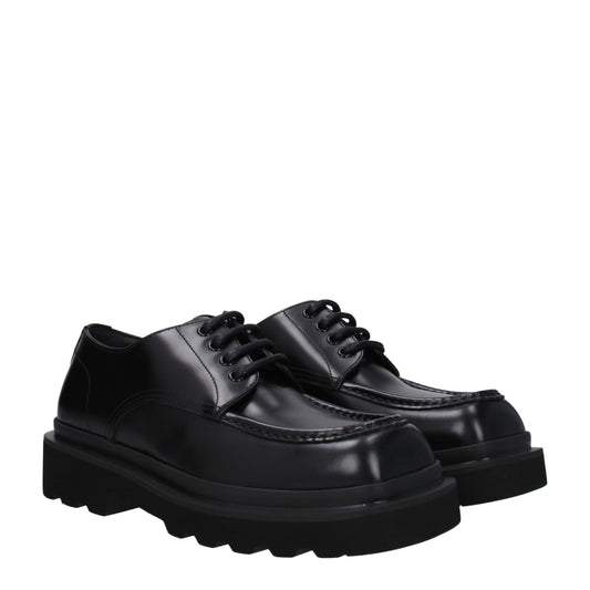 Mocasines y Derbies Dolce & Gabbana de Cuero Negro