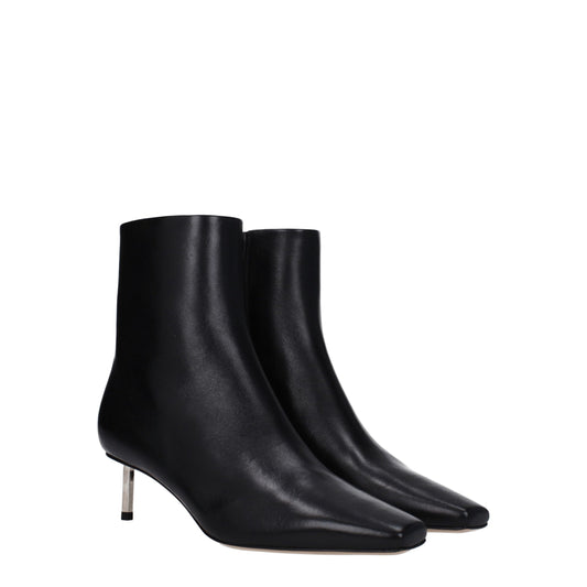 Botines Off-White de piel negra