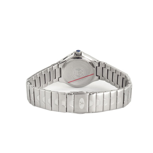 Reloj elegante Time Force de acero inoxidable plateado