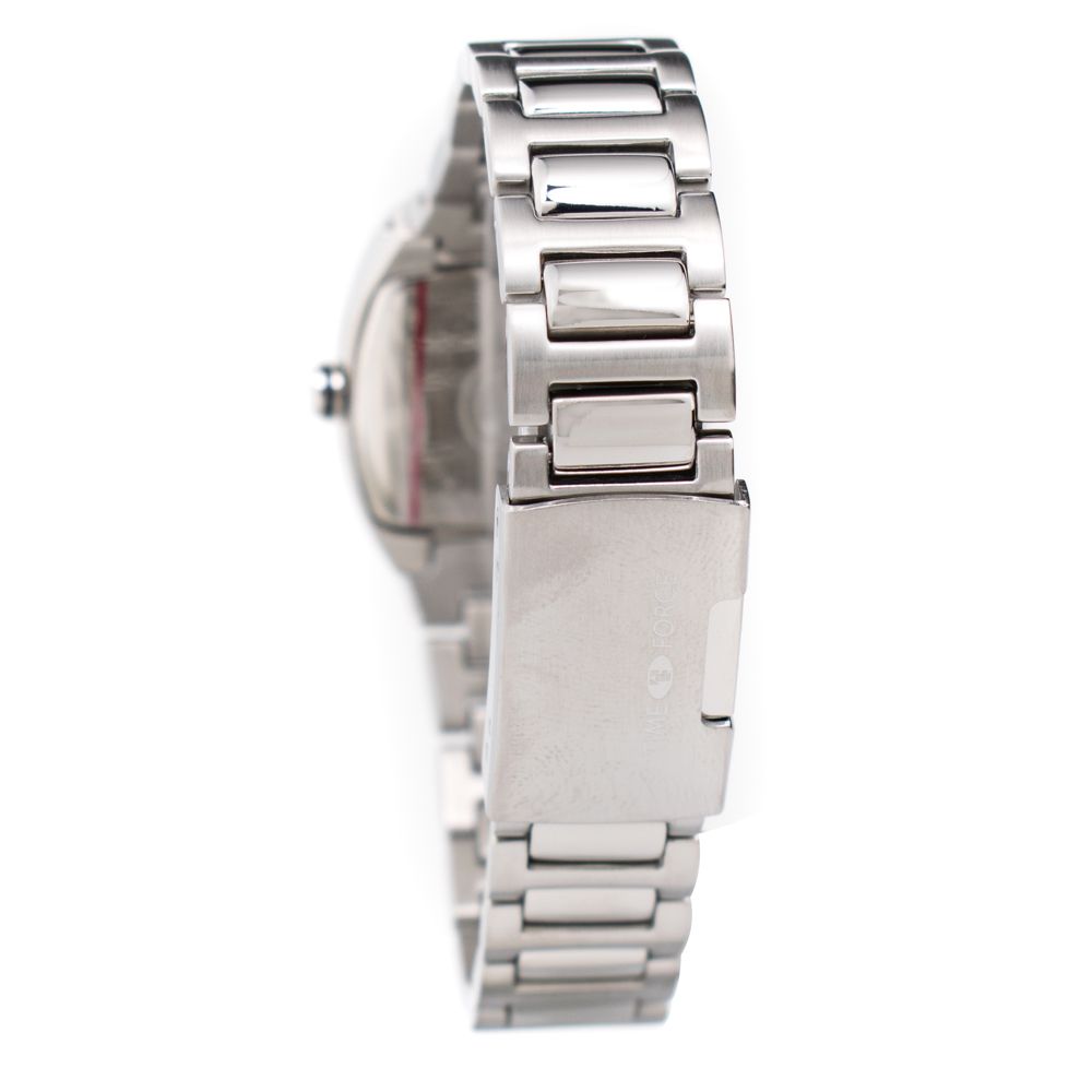 Reloj de vestir Time Force plateado de acero inoxidable