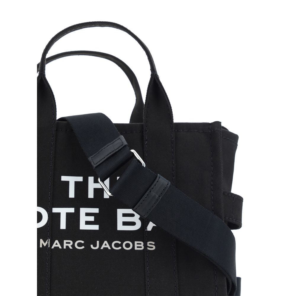 Bolso De Mano De Algodón Negro Marc Jacobs Formato Pequeño