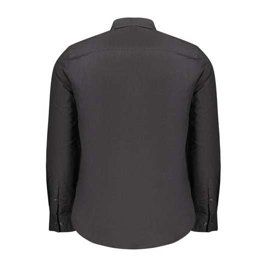 Camisa de algodón negra Calvin Klein