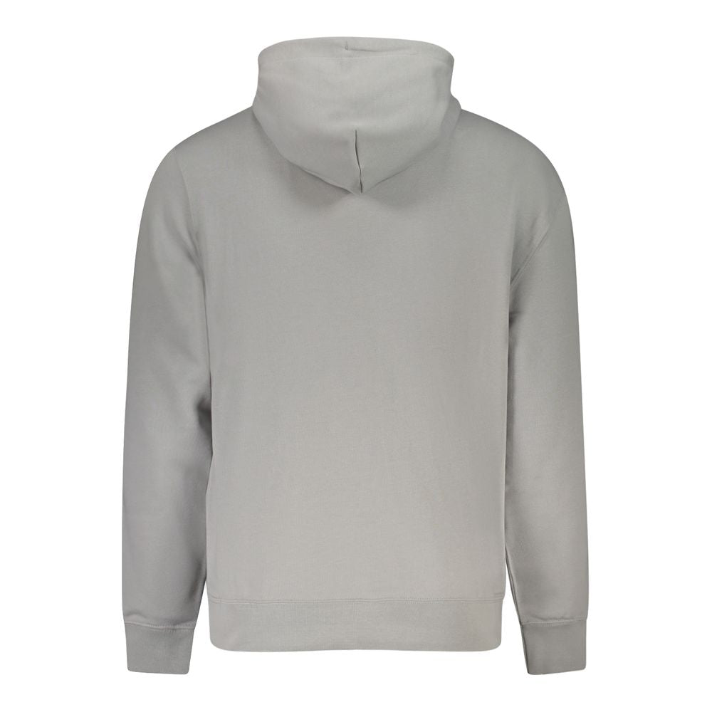 Sudadera de algodón gris para hombre Calvin Klein