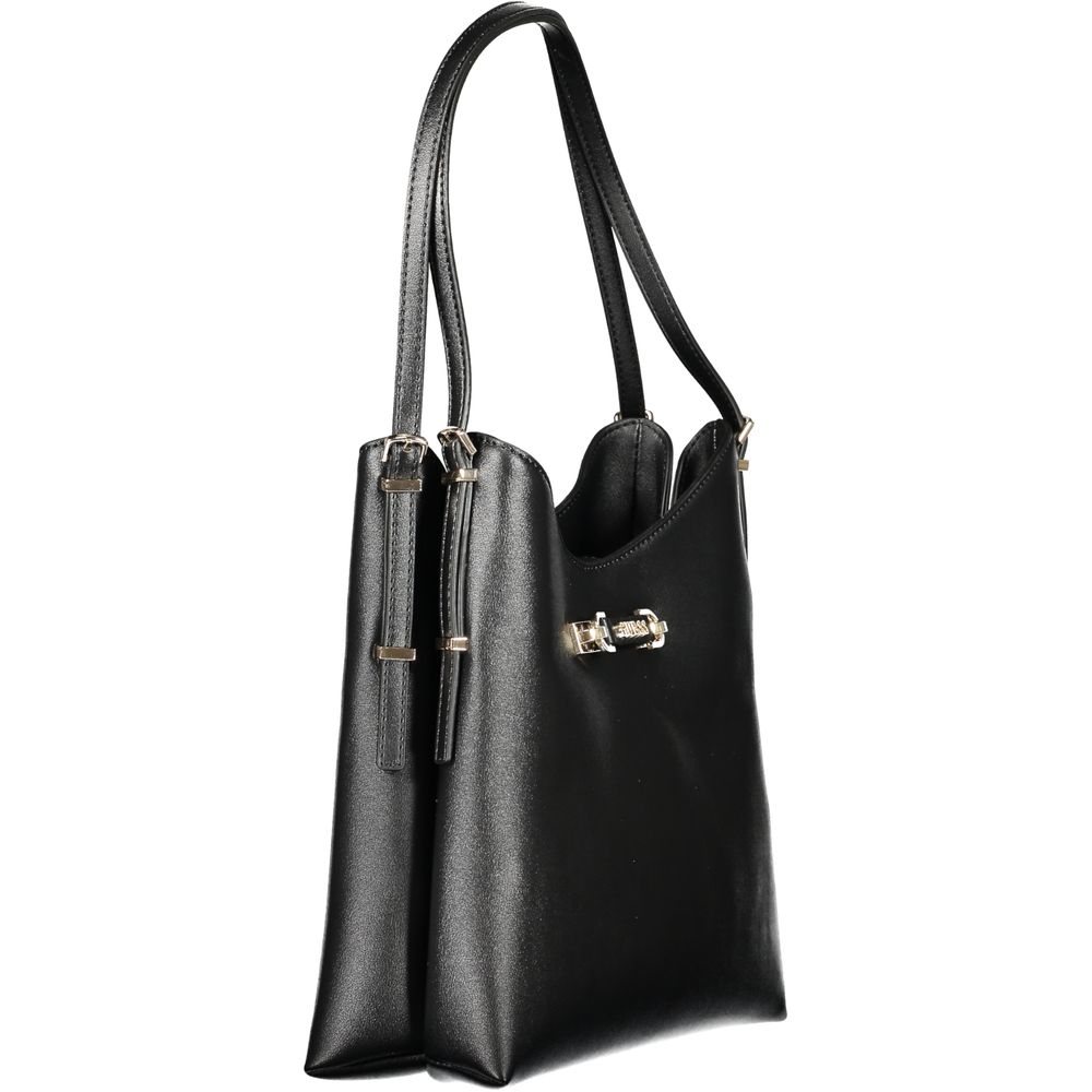 Guess Jeans Black Polyurethane Women's Handbag