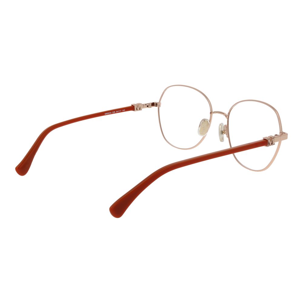 Gafas (montura) de metal dorado Max Mara