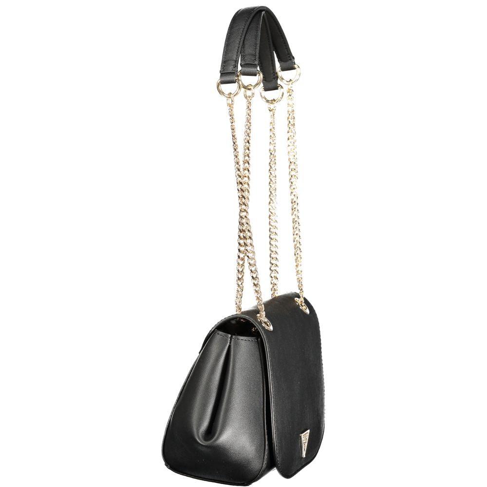 Guess Jeans Nero Poliuretano Bolso de Mujer