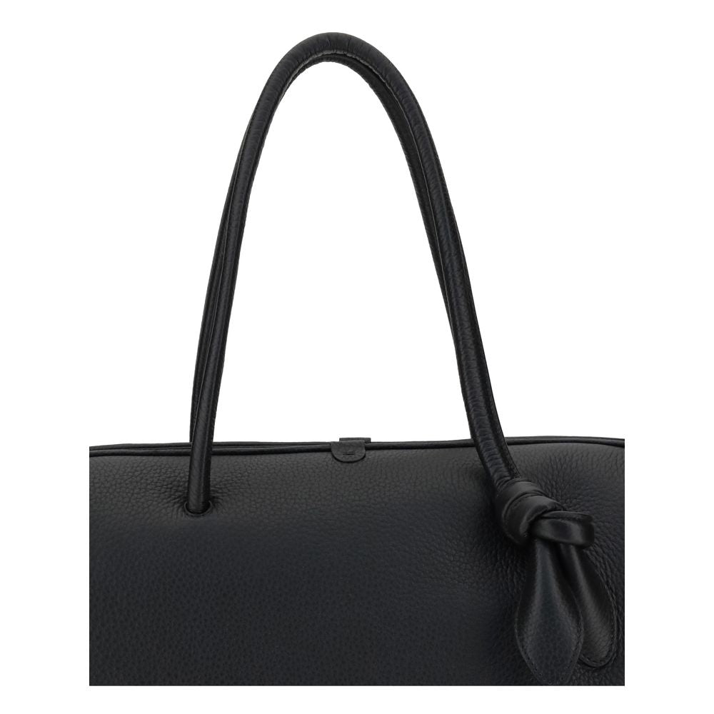Bolso Jacquemus de piel de becerro negra Bos Taurus
