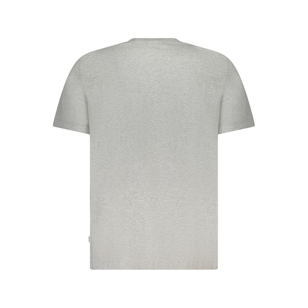Camiseta de algodón gris Guess para hombre