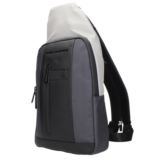 Mochila Piquadro de tejido gris