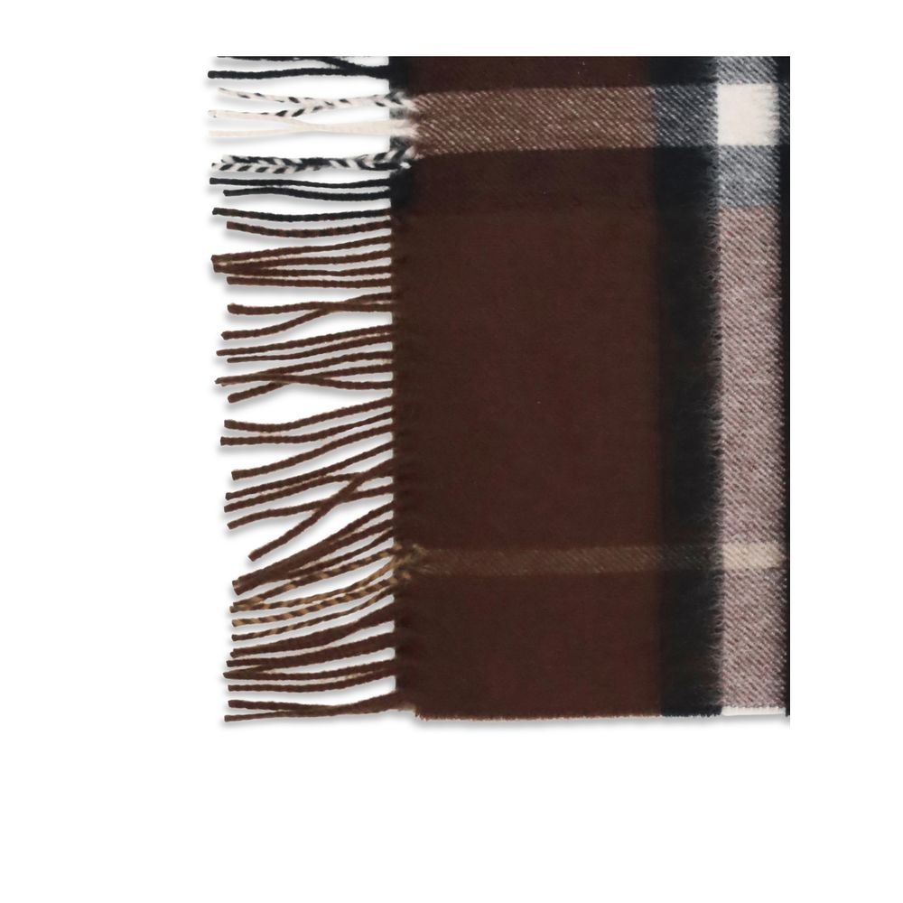 Burberry Brown Cashmere Scarf - Exceptional Softness