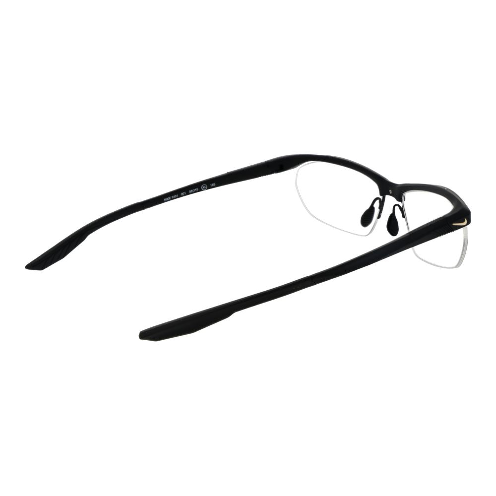 Gafas (montura) Nike negras de acero inoxidable