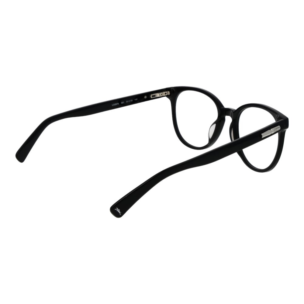 Gafas (montura) Longchamp negras de acetato de celulosa