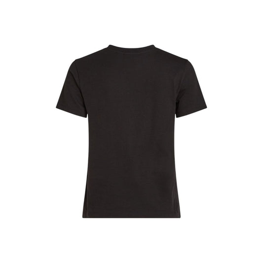 Camiseta de algodón reciclado negra Calvin Klein Jeans