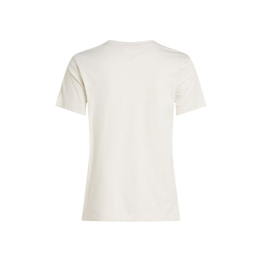 Camiseta Calvin Klein Jeans beige de algodón reciclado