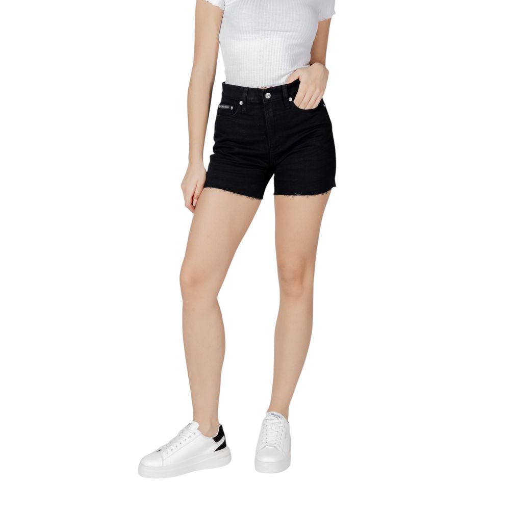 Calvin Klein Jeans Shorts de algodón negros