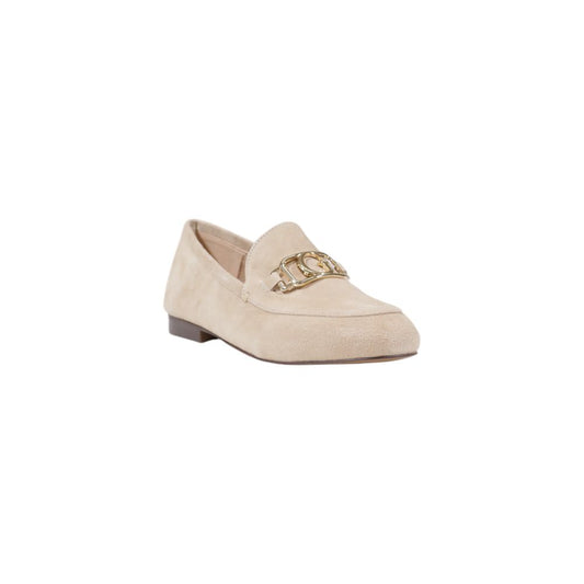Zapatos de tacón con plataforma Guess de piel color beige