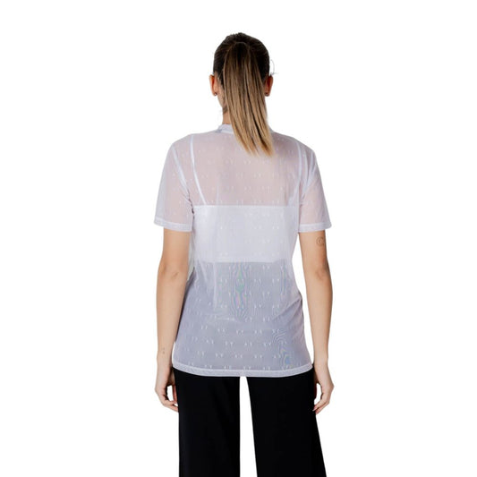 Camiseta blanca de poliamida Armani Exchange